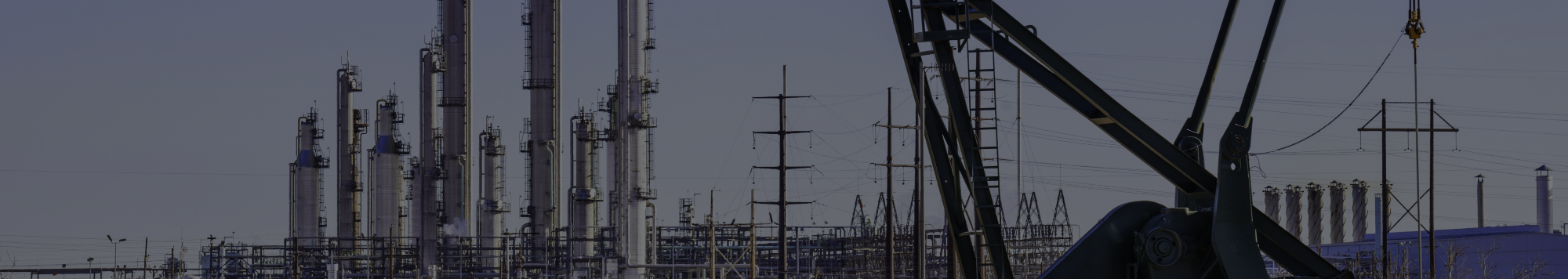 Oil fields of the Permian Basin in West Texas